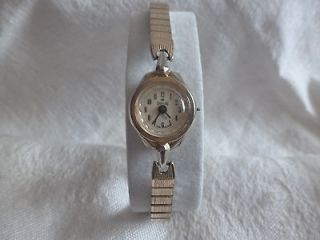   Vintage Goldtone Swiss Made Windup Wristwatch *FOR PARTS OR REPAIR