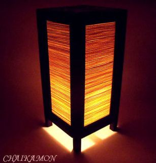 oriental japanese chinese bedroom table lamp light from thailand time