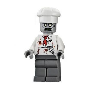 LEGO Monster Fighters ZOMBIE CHEF COOK minifigure NEW from set 10228 
