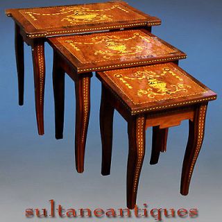 Newly listed Nest of Tables in Italian Florentine 19th C. style