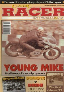 CLASSIC RACER INTERNATIONAL JAN/FEB 1996 YOUNG MIKE ROBERTS SHEENE 