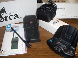 tait orca 5011 16 channel portable radio w charger uhf