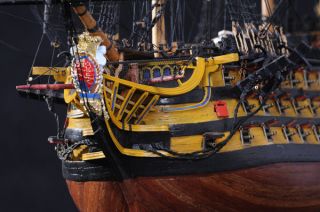 hms victory 44 wooden ship model wood sailing boat new