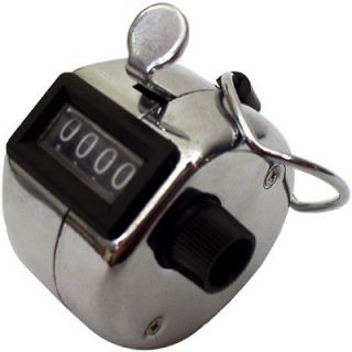 HAND HELD TALLY 4 DIGIT COUNTER NUMBER CLICKER CABIN CREW GOLF CLUB 