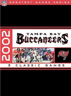 NFL Greatest Games Tampa Bay Buccaneers 2002 Playoffs DVD, 2007, 3 