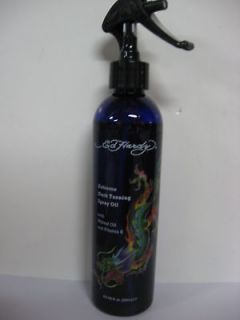 NEW ED HARDY EXTREME DARK TANNING SPRAY OIL LOTION INDOOR & OUTDOOR 