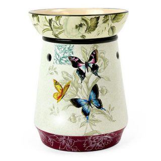 butterfly electric tart wax warmer can use w scentsy bars