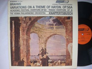 KNAPPERTSBUSCH / BRAHMS Variations Haydn Theme / Academic / Tragic 