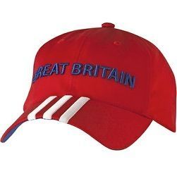 london 2012 adidas red great britain baseball cap from united