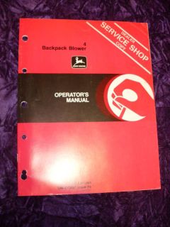 john deere 4 backpack blower operators manual 