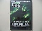 The Incredible Hulk Original Television Premiere (DVD, 2003) Brand 