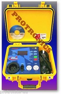 PORTABLE APPLIANCE TESTER & RCD TEST & TAG   RECORD & PRINT TEST 