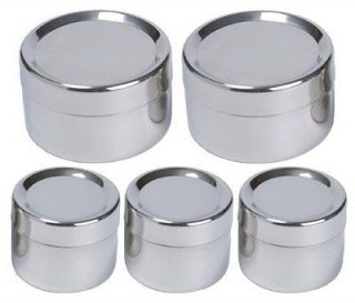 To Go Ware Stainless Steel Snack Containers Tiffin Sidekick 5 Pack 