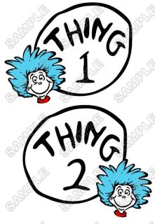 thing 1 and thing 2 shirt iron on transfer 2
