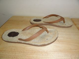 Womens Fluffy UGG AUSTRALIA Flip Flops/Tho​ngs Sandals Sz.9W
