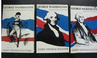 GEORGE WASHINGTON JAMES THOMAS FLEXNER 3 VOLS HISTORY GOVT PRESIDENT 