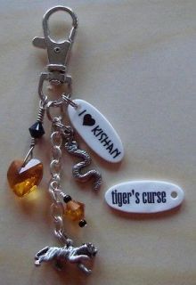 tiger s curse i heart kishan keychain purse backpack clip