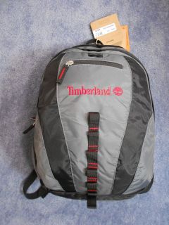 timberland 20l black grey red backpack # j0692 001