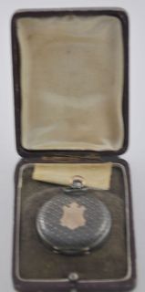   Waltham Watch Co 1887 Hunters Pocket Watch Original Box Working