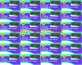 135 new halsa tissues refills car wipe free tempo visor
