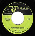 TOM & DAN WASHINGTON & LEE SWING/CHINATOWN​1956 HEAR