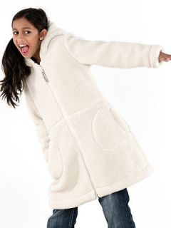 New Girls NATURAL Cotton Winter Jacket Kids Coat Size 134  100% 