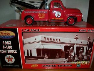 tonka collector series 1953 f 100 tow truck mib time