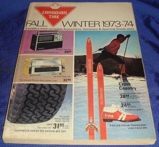   Vtg CTC Canadian Tire Store Toronto ON Catalog Fall & Winter 1973 74