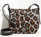 New Tory Burch Katie Small Crossbody Leopard print Calf Hair bag purse 