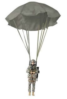   Forces Army Paratrooper with Parachute 10 Action Figure   Brand New