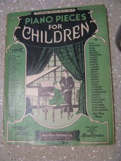 Everybodys Favorite Series No 3 PIANO PIECES FOR CHILDREN Vintage 