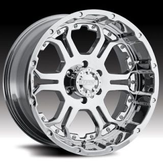   ALLOY RECOIL CHROME WITH 295/70/17 TOYO OPEN COUNTRY MT WHEELS RIMS