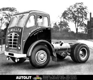 1951 foden tractor trailer truck factory photo 
