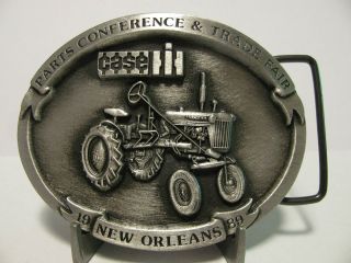 1989 Case IH New Orleans Parts Trade Fair Belt Buckle #1068 Farmall 