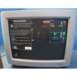 GE Marquette Tram 14 Color CRT Patient Monitor 60 Day Warranty Model 
