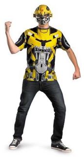 adult transformers bumblebee shirt mask costume dg24667 more options 