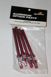   RED Aluminum Front & Rear Spring Body Posts Set For Traxxas T / E Maxx