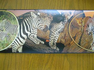   Safari Wild Animals Wall Wallpaper Border 28827 Lion Hippo Cheetah