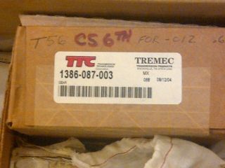 tremec t56 gear 1386 087 003 62 cs 6th gear