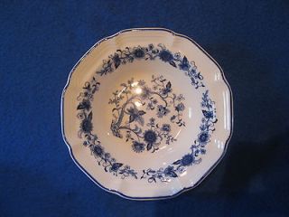   CHINA EMBOSSED 7 INCH RIMMED CEREAL BOWL FLOWER VINE HNK 4 W/ TRIM