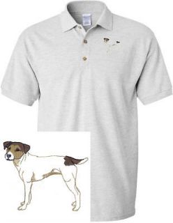 JACK RUSSELL TERRIER DOG & CAT SPORTS GOLF EMBROIDERED EMBROIDERY POLO 