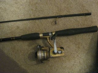 ft Ugly Stick rod and Zebco 6010 reel   both in good shape