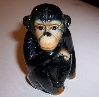 chimpanzee ape monkey sitting down figurine 4 