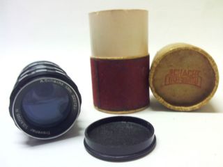 Schacht Ulm Donau Travenar 1 3.5/135 R Vintage Lens Made in Germany 