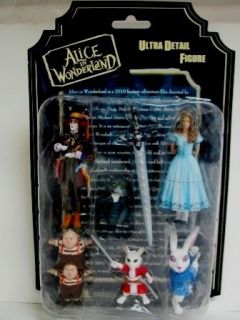 set of alice in wonderland ultra detail figure toy from