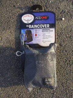 osprey ultra light raincover small titanium  27