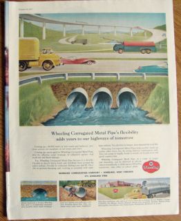 1957 wheeling corrugated metal pipe s ad west virginia time