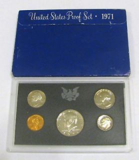 1971 us mint proof set original complete l k time