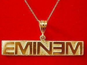 Newly listed COOL Eminem Slim Shady 24kt Gold plated Pendant Jewelry 