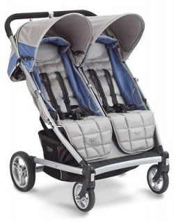 valco zee two double stroller in sapphire brand new time